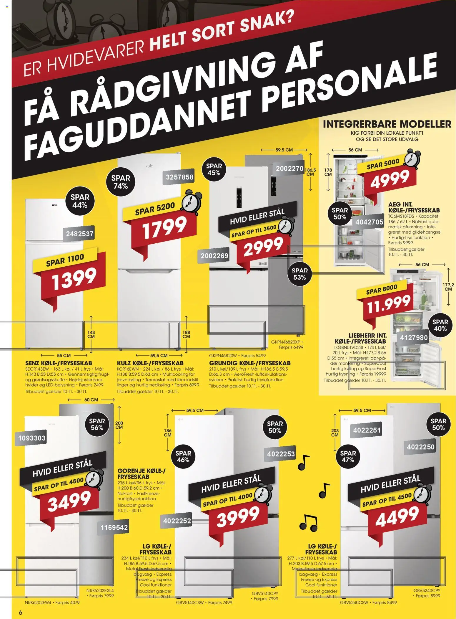 Punkt1 tilbudsavis – gyldig fra 10.11.2025 | Side: 6 | Produkter: Æg