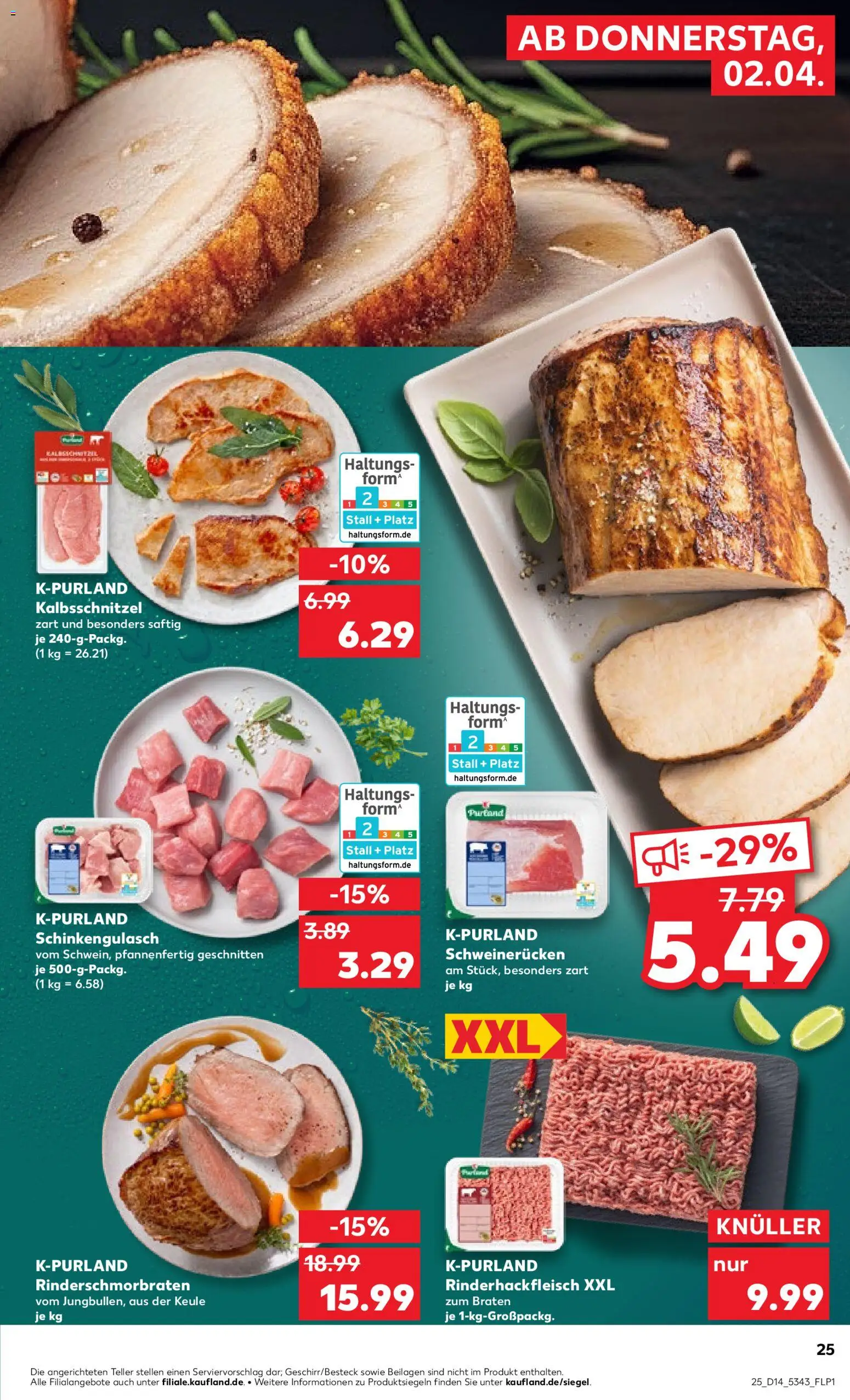Kaufland Německo leták od 02.04.2026 | Strana: 25 | Produkty: Forma
