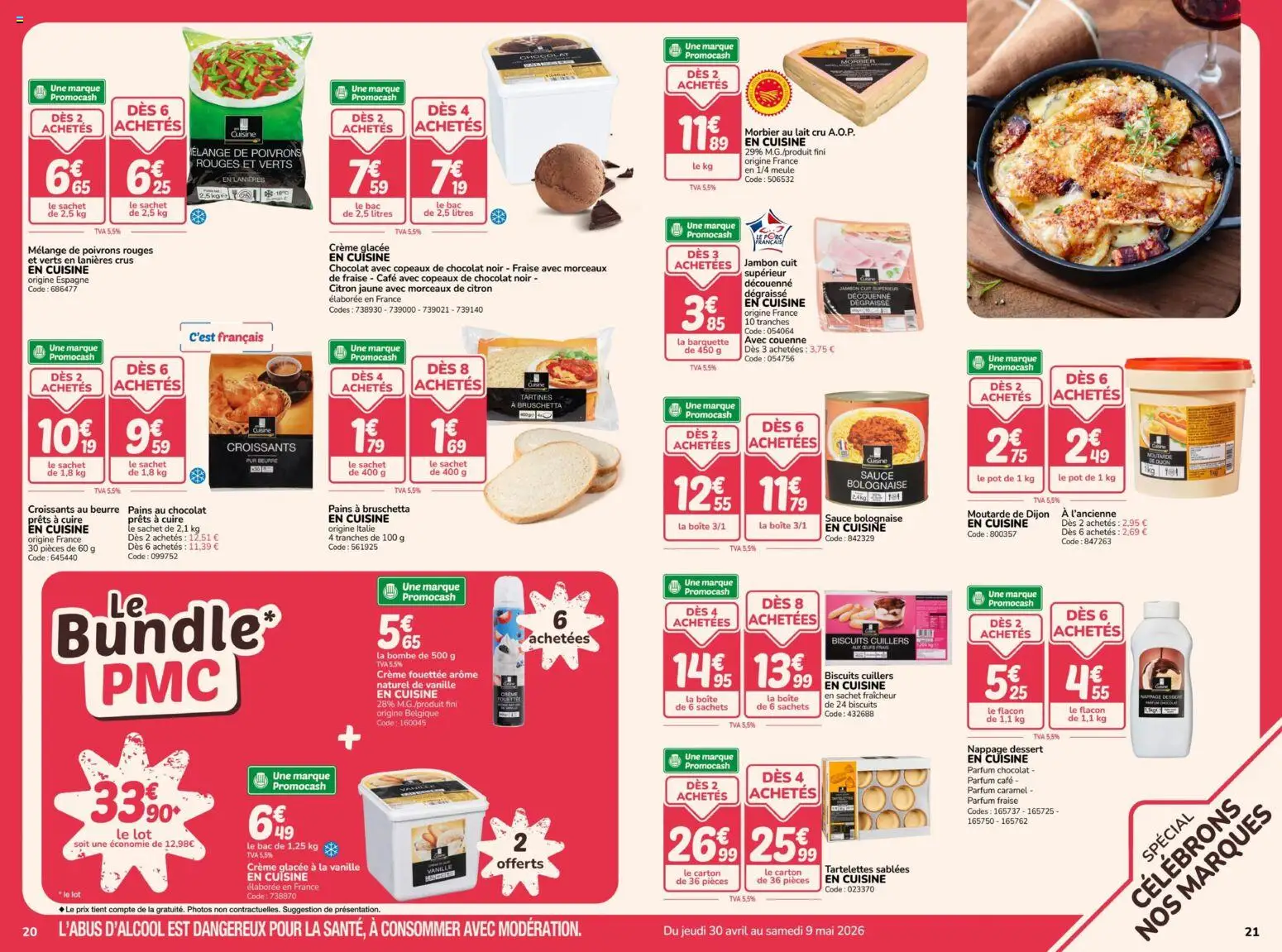 {H1} | Page: 11 | Produits: Parfum, Chocolat, Moutarde, Crème fouettée