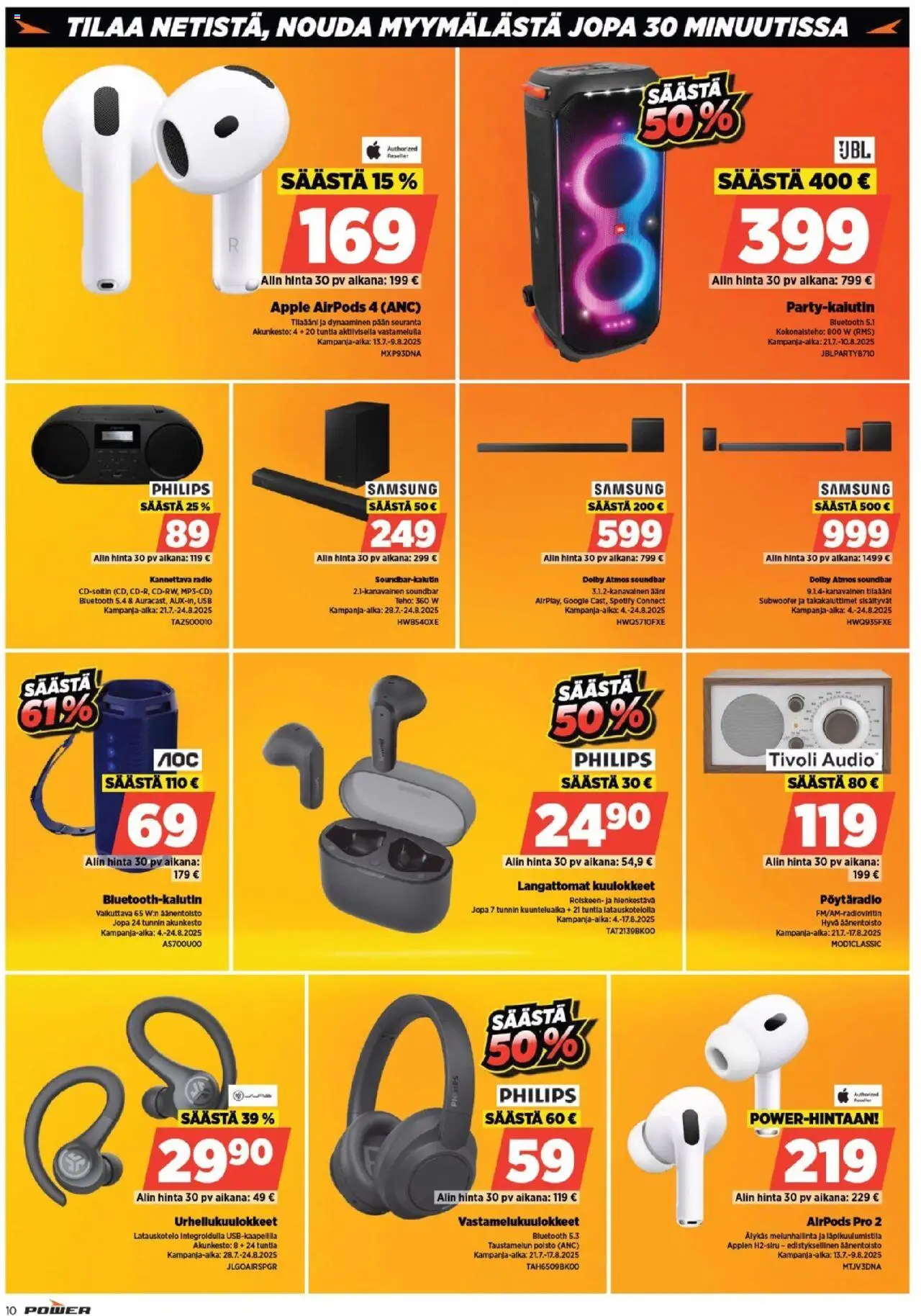  | Sivu: 12 | Tuotteet: USB, Vastamelukuulokkeet, Langattomat kuulokkeet, Radio