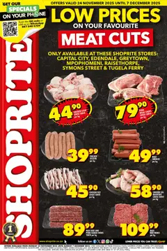 Shoprite specials catalogue – valid from 24.11.2025