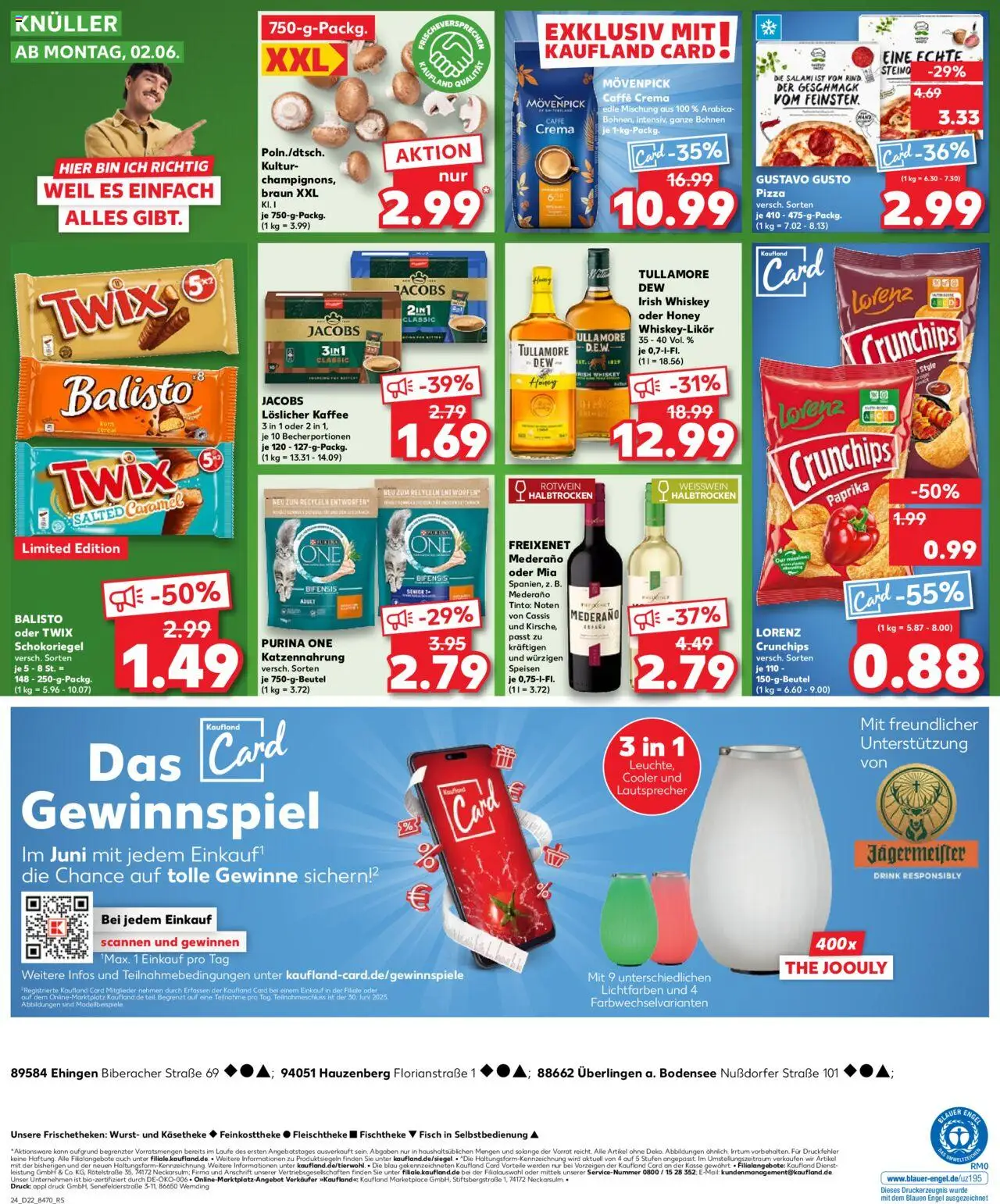 Kaufland Prospekt 	 - gültig ab dem 30.05.2025 | Seite: 24 | Produkte: Gustavo gusto, Freixenet, Freixenet mederano, Twix