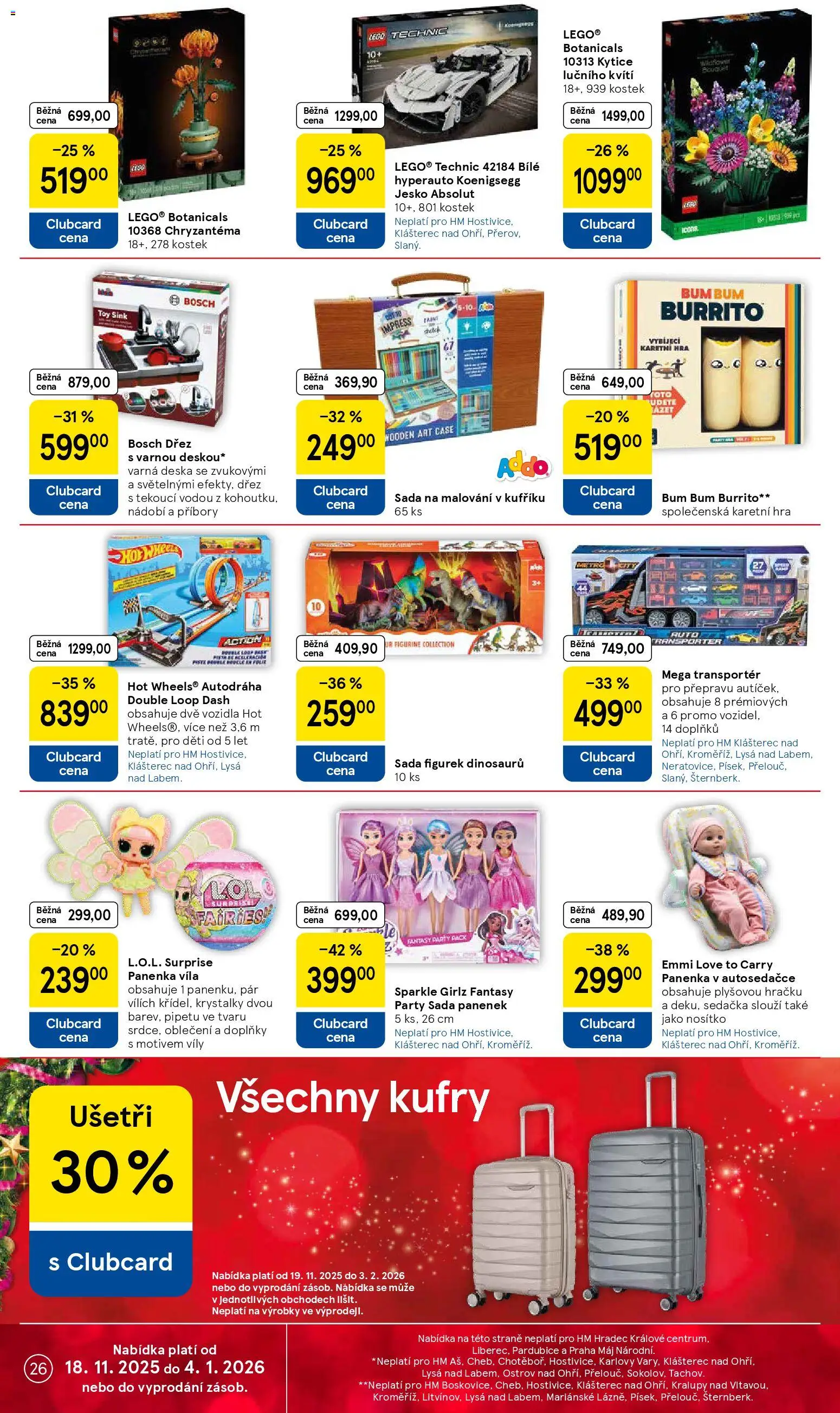 Tesco Black Friday od 19.11.2025 | Strana: 26 | Produkty: Nádobí, Dřez, Kytice, Sedačka