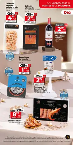 Vista previa Vino tinto Crianza, 75 cl válido desde el 10.12.2025 | Página: 3 | Productos: Aceite, Vino, Aceite de oliva, Salmón ahumado