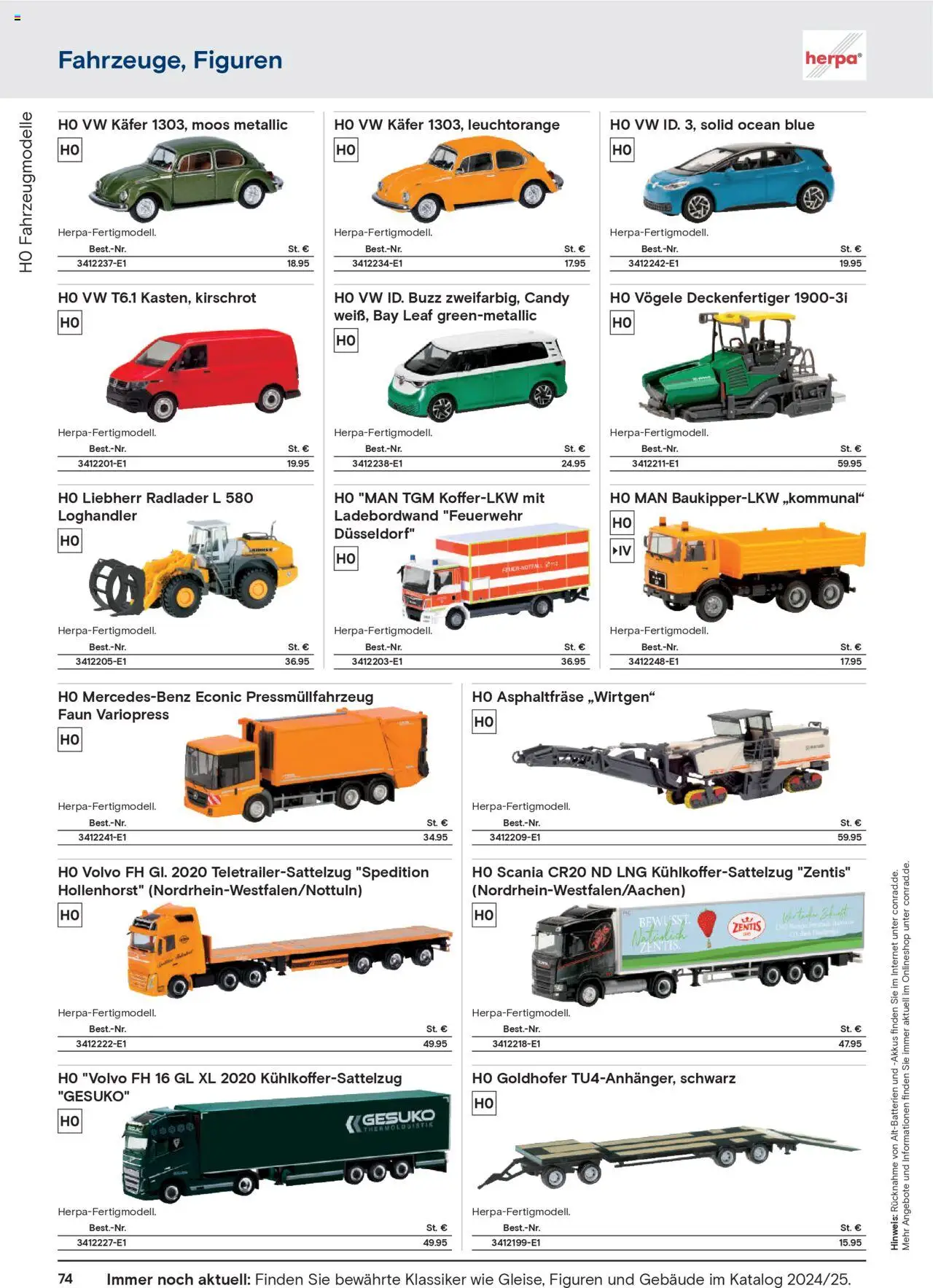 Conrad  Modellbahn Katalog - gültig ab dem 25.08.2025 | Seite: 76 | Produkte: Liebherr
