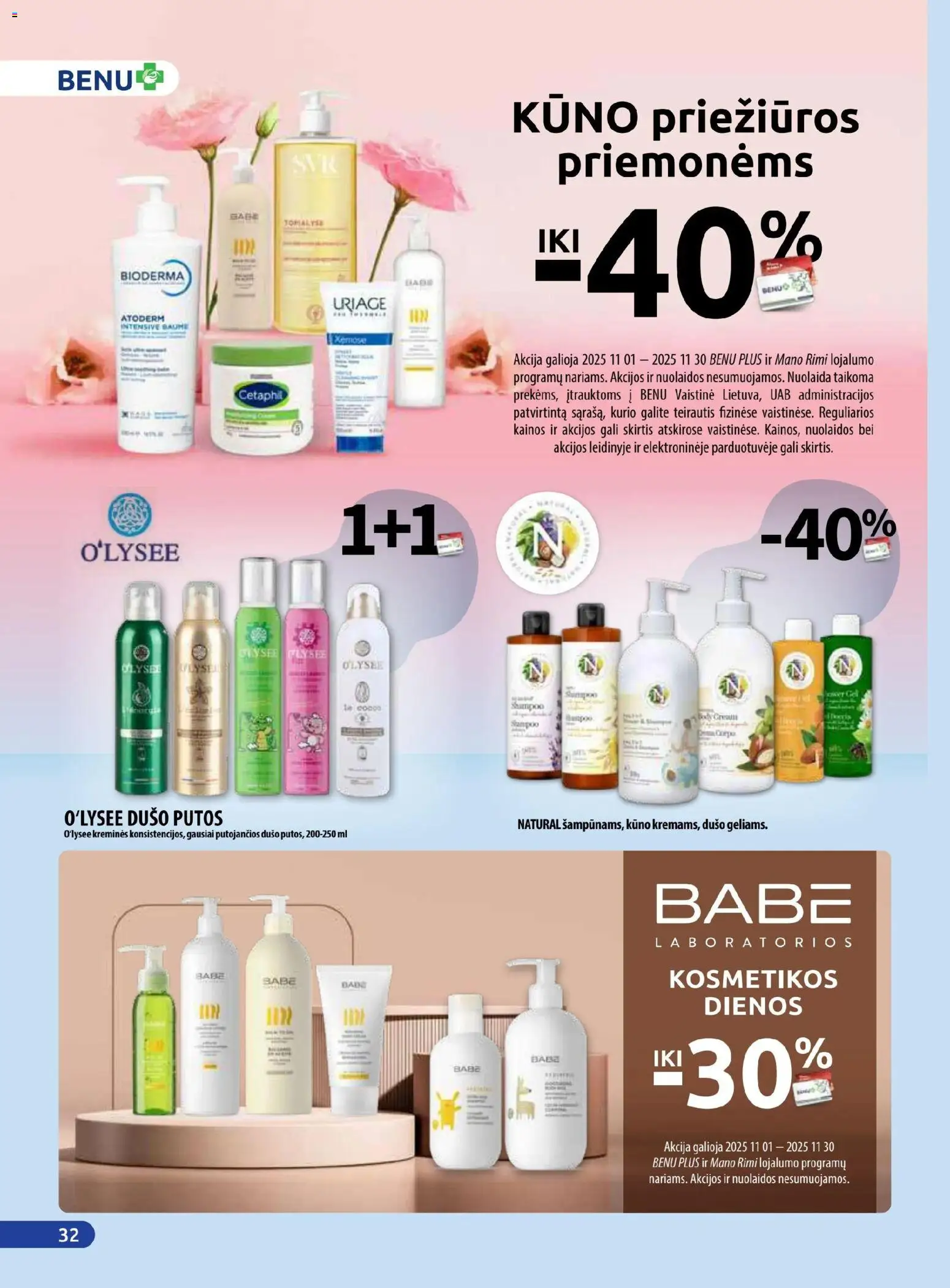 BENU akcijos nuo 01.11.2025 | Puslapis: 32