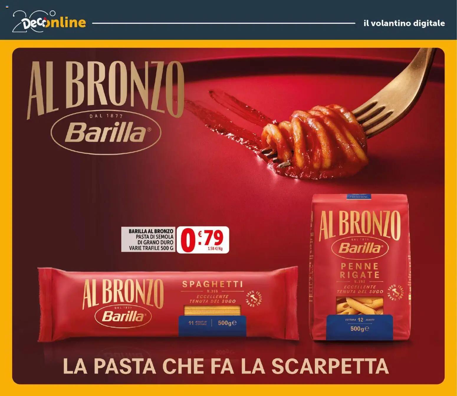 Volantino Decò del 09.04.2026 | Pagina: 28 | Prodotti: Pasta, Sugo, Penne