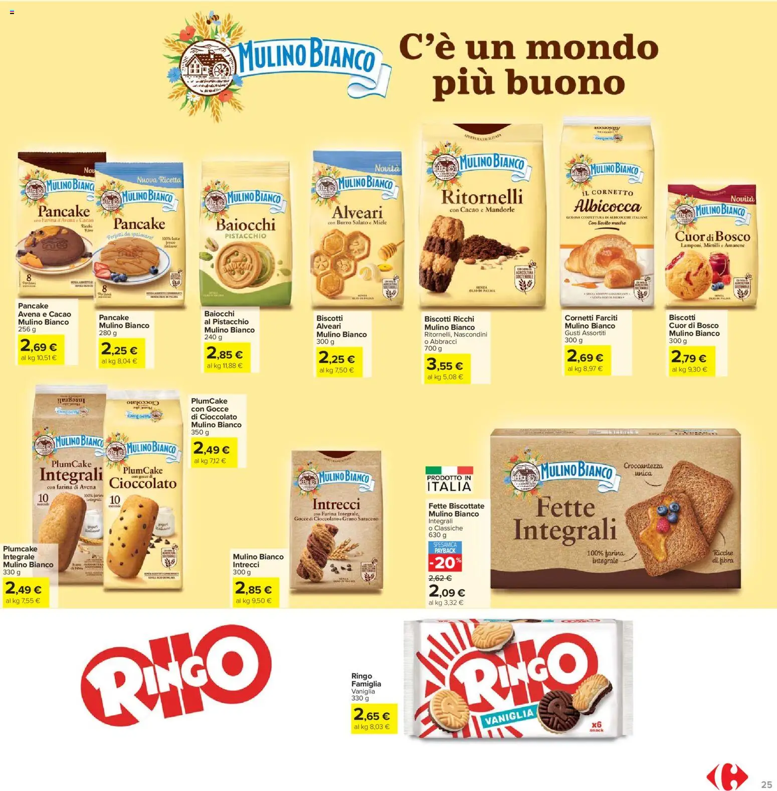Volantino Carrefour del 17.02.2026 | Pagina: 25 | Prodotti: Cioccolato, Burro, Mirtilli, Cacao