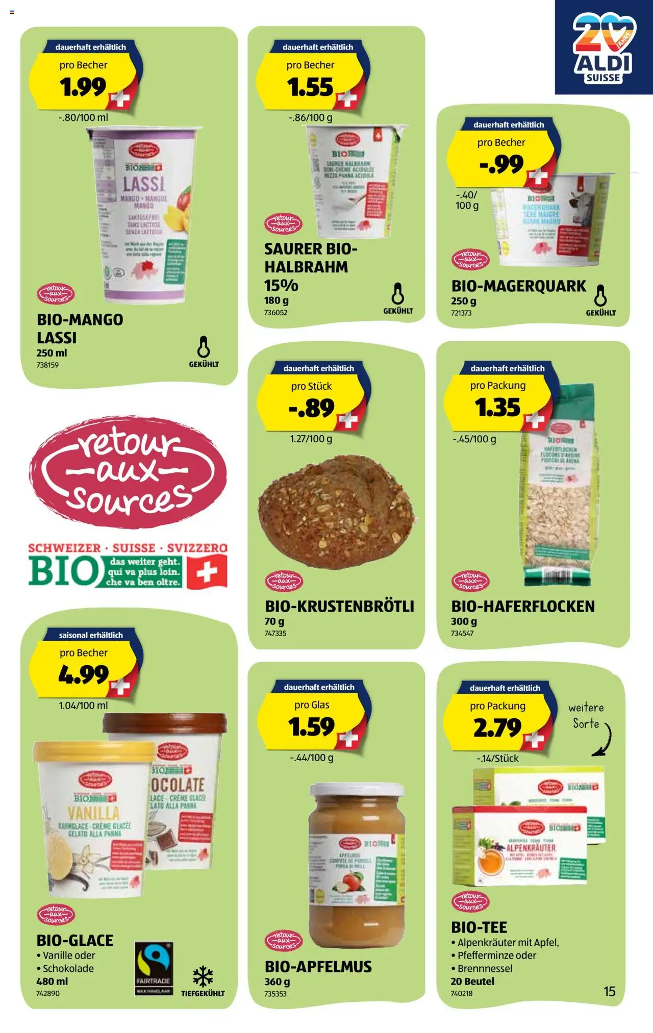 Aldi Aktionen ab 24.07.2025 | Seite: 16 | Produkte: Schokolade, Mango, Creme