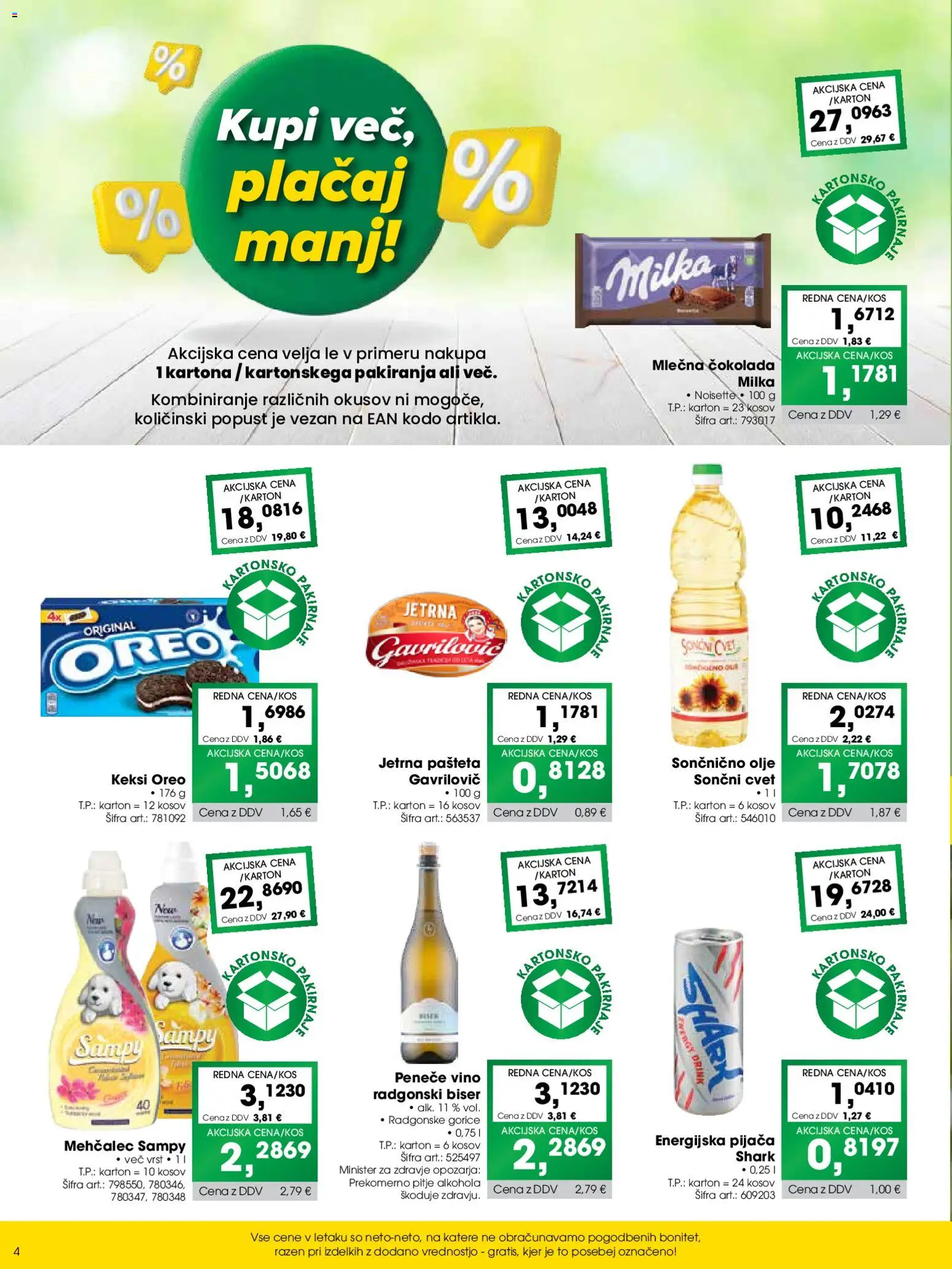 Novi Tuš katalog ponudbe – veljaven od 01.12.2025 | Stran: 4