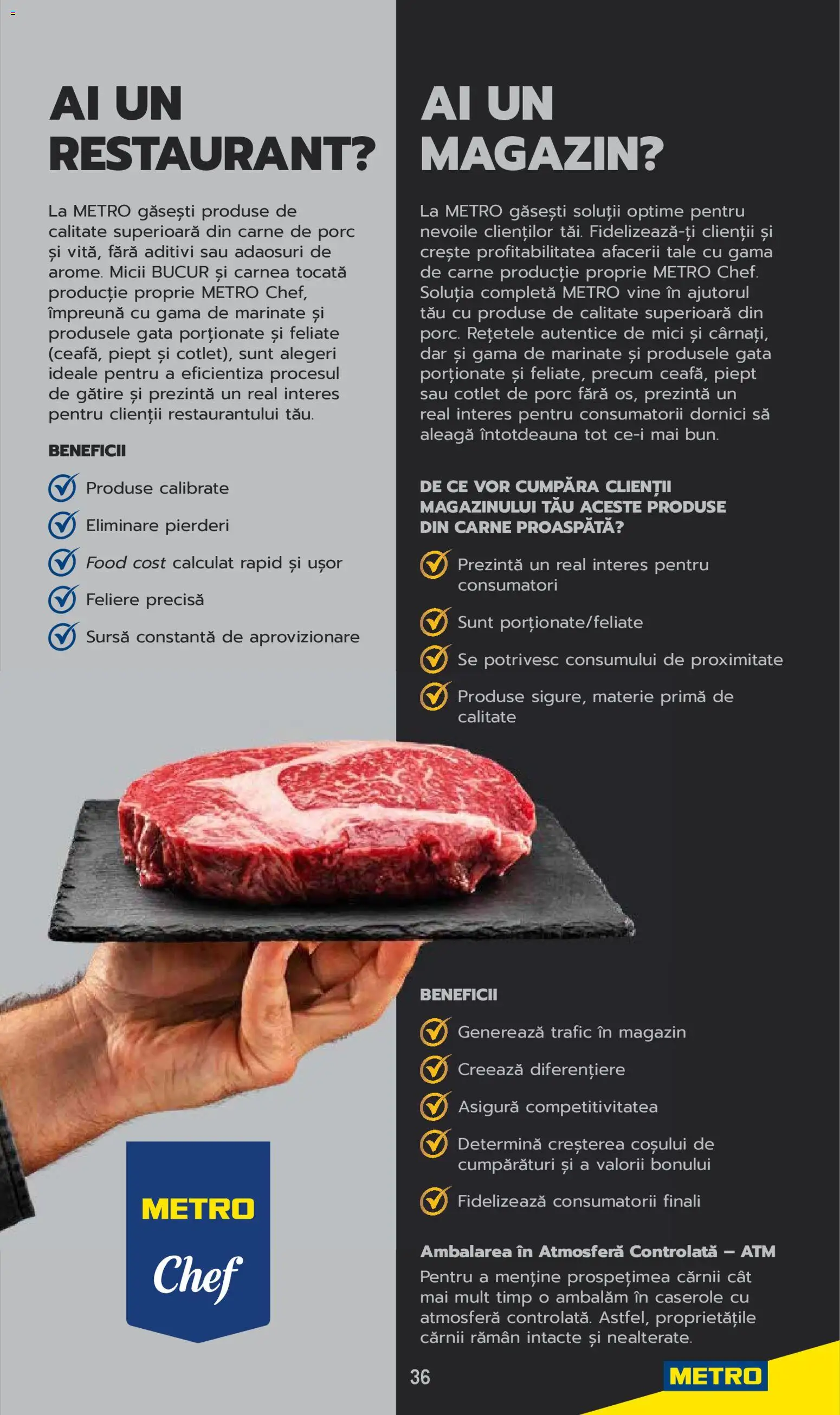 Noul catalog Metro – valabil de la 03.06.2025 | Pagină: 36 | Produse: Caserole, Lait de coco, Mici, Carne De Porc