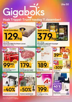 Forhåndsvisning av Gigaboks kundeavis gyldig fra 01.12.2025
