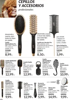 Vista previa Cepillo Almohadillado Pro, ABS, nylon, cabezal: 7,5 x 13,5 cm, mango: 12 cm. válido desde el 01.12.2025 | Página: 196 | Productos: Cepillo, Cepillo moldeador, Ρούτερ, Espejo