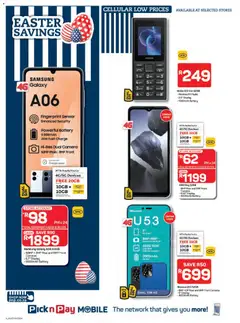 Pick n Pay specials catalogue – valid from 09.03.2026 | Page: 4 | Products: Sim, Camera, Battery, Stock