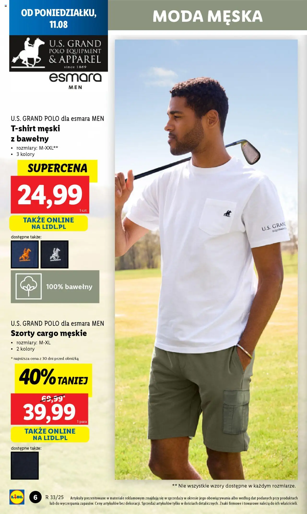 Lidl Katalog od 11.08.2025 | Strona: 6 | Produkty: Szorty
