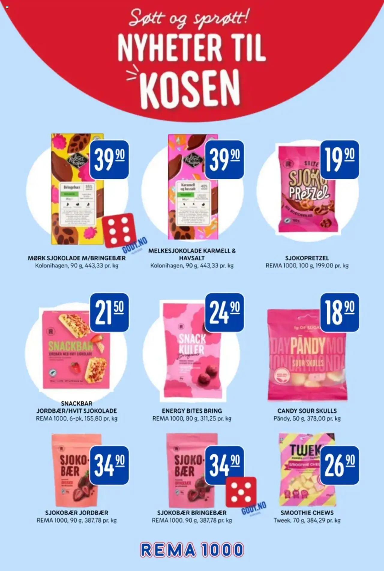  | Side: 12 | Produkter: Sjokolade, Jordbær, Bringebær, Spareribs