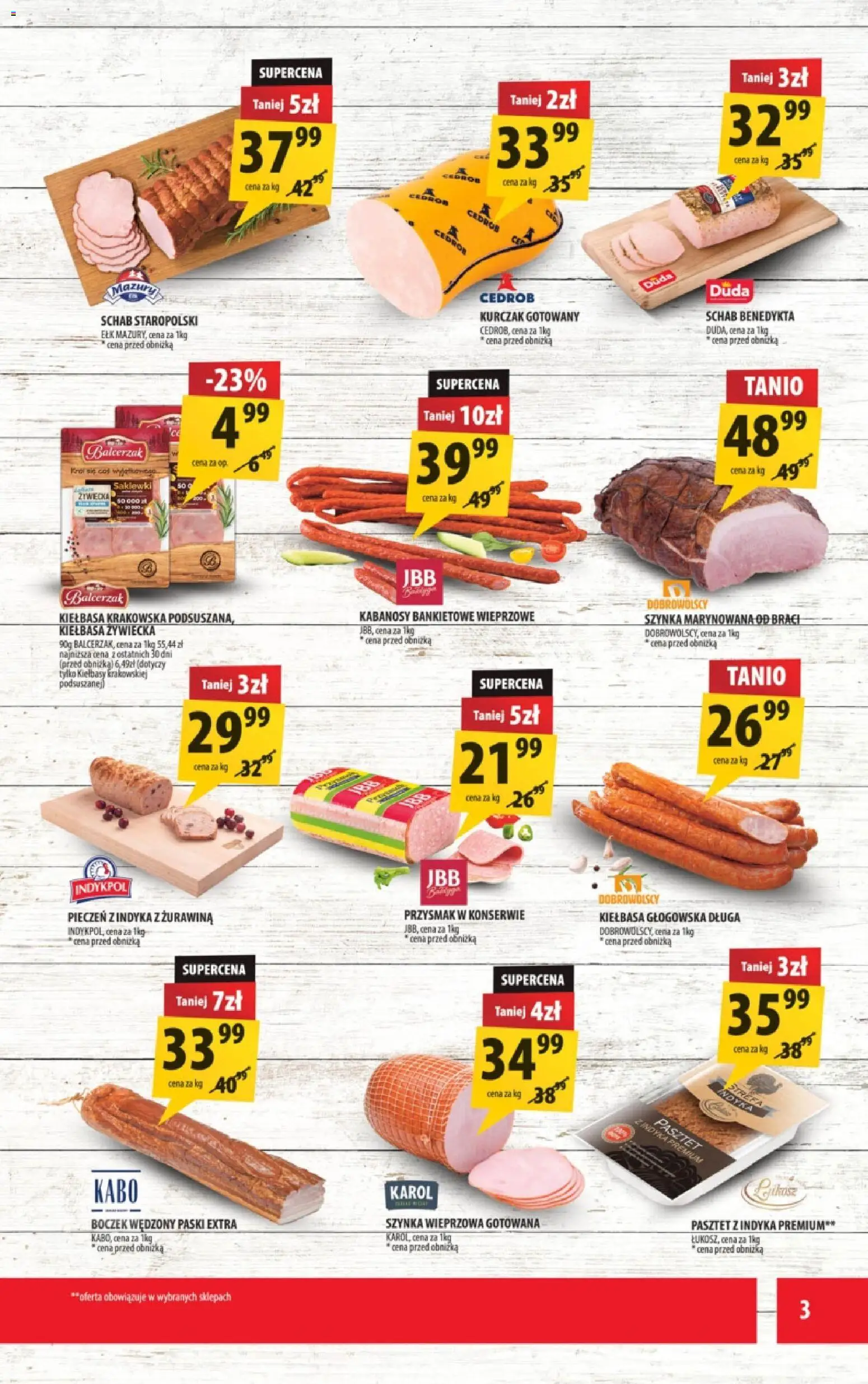 Arhelan Black Friday od 21.11.2025 | Strona: 3 | Produkty: Schab, Szynka, Boczek wędzony, Boczek