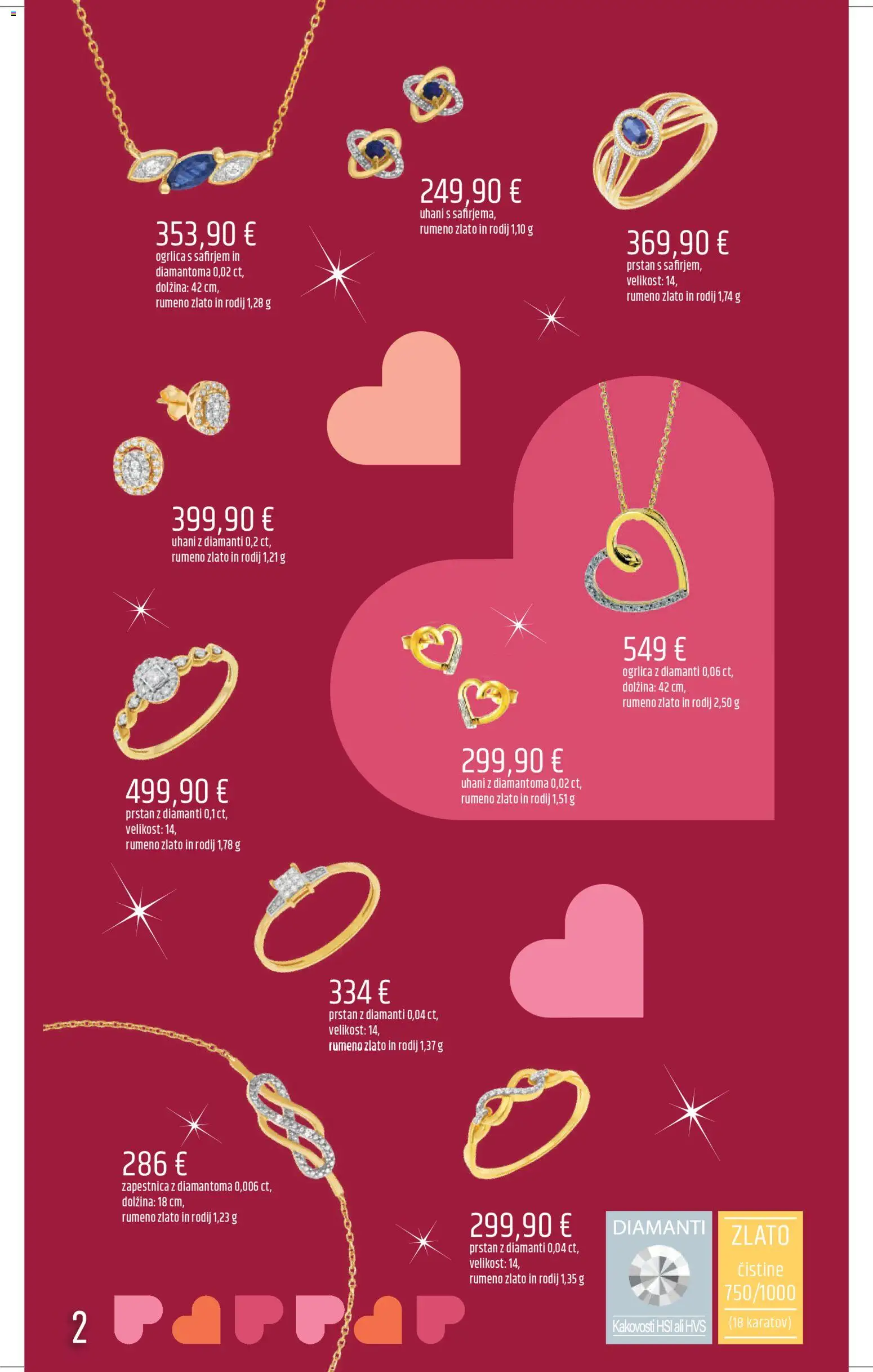 Novi E.leclerc katalog ponudbe – veljaven od 06.02.2026 | Stran: 2 | Izdelki: Zapestnica, Prstan, Uhani