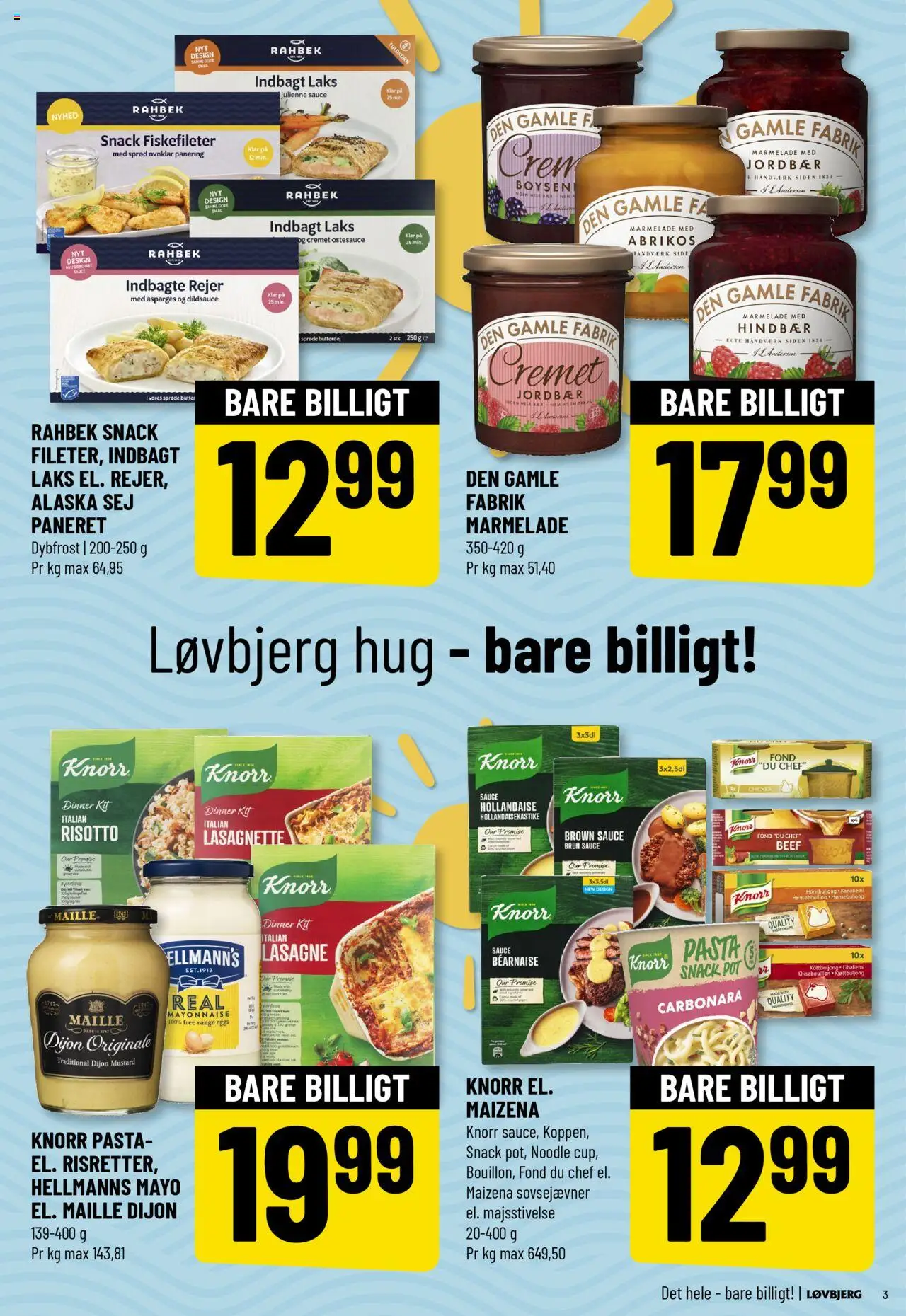 Løvbjerg Tilbudsavis gyldig fra 08.08.2025 | Side: 3 | Produkter: Butterdej, Jordbær, Carpete, Asparges