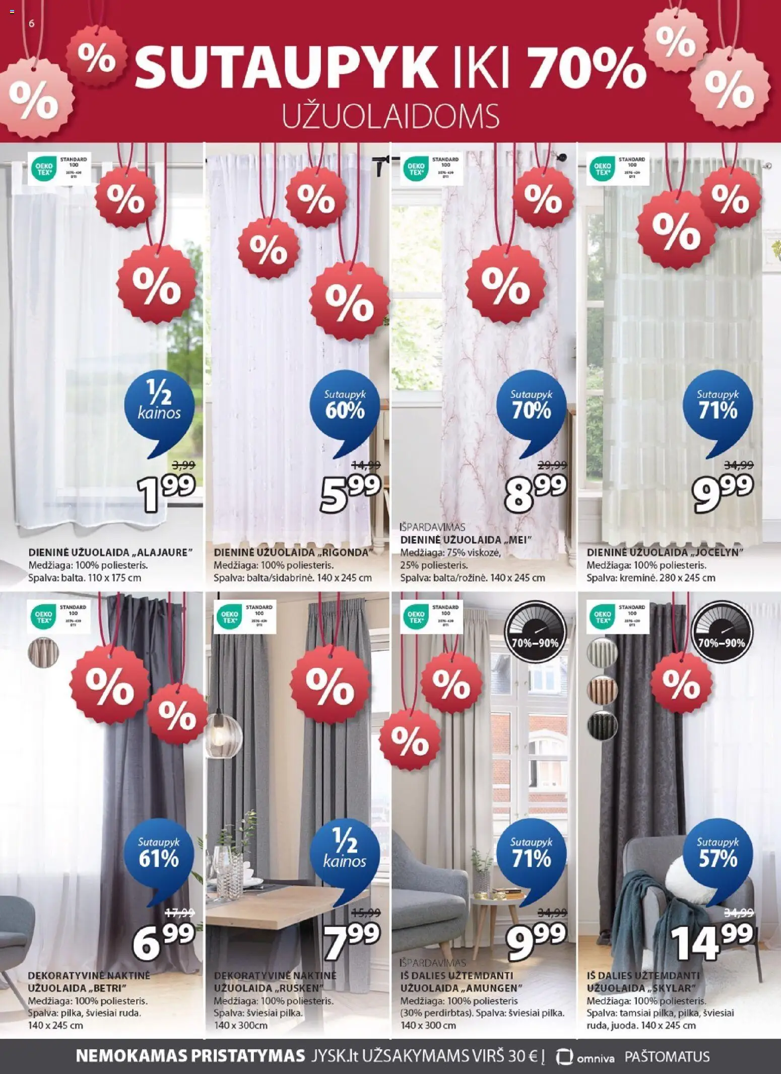 JYSK akcijos nuo 06.01.2026 | Puslapis: 6