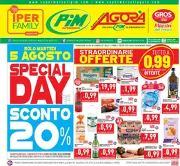 Anteprima del volantino Volantino PIM Supermercati	 valido a partire dal 25.07.2025