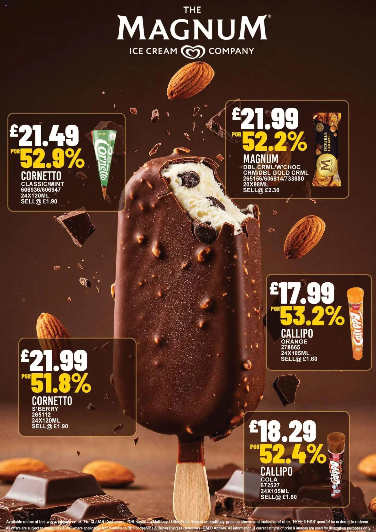 {H1} | Page: 13 | Products: Mint, Cream, Ice cream, Orange