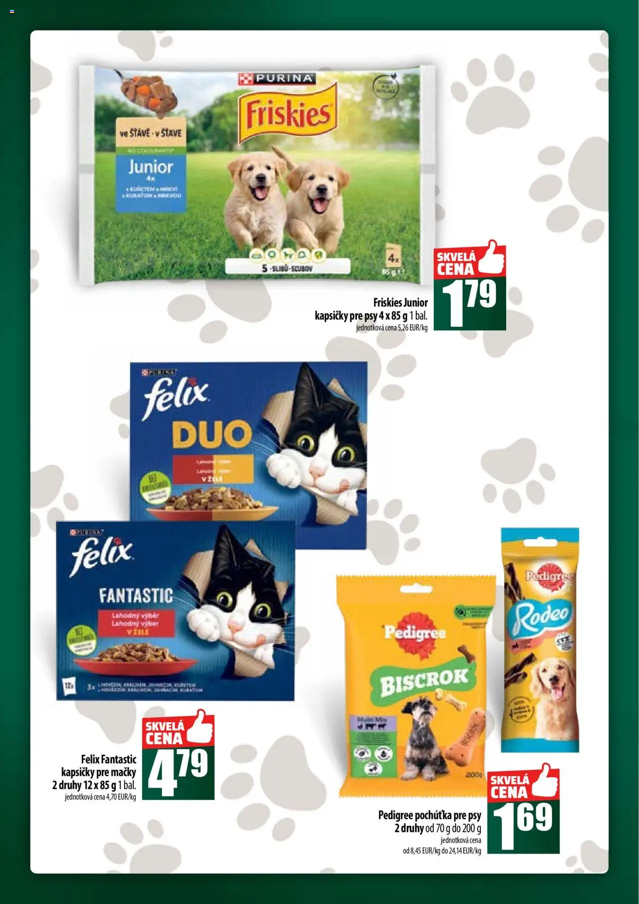 Nové COOP Jednota akcie – leták je platný od 09.10.2025 | Strana: 58 | Produkty: Felix, Friskies