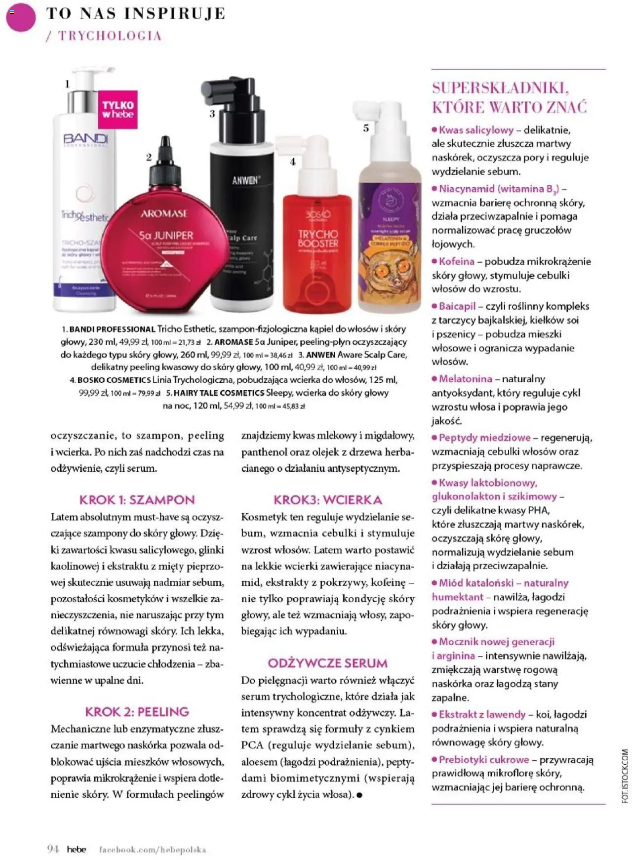 Hebe Gazetka - Magazyn od 01.07.2025 | Strona: 94 | Produkty: Miód, Kąpiel, Szampon, Peeling