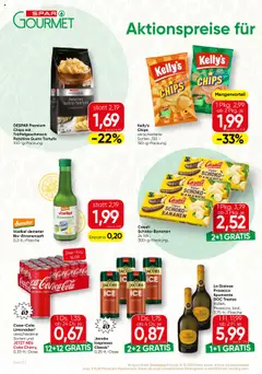 SPAR Gourmet Flugblatt gültig ab 14.08.2025 | Seite: 10 | Produkte: Chips, Salz, Bananen