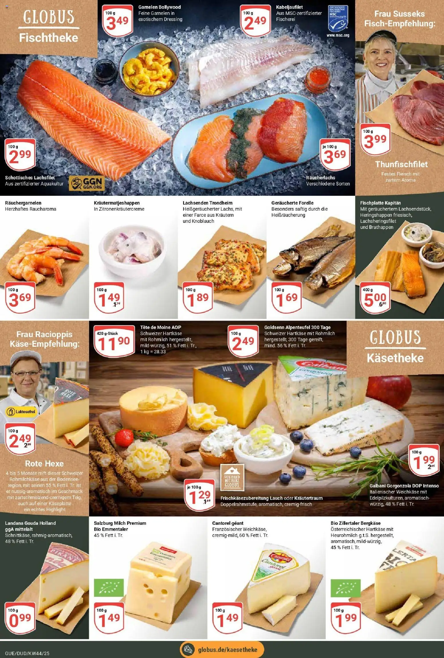 Globus prospekt Saarbrücken-Güdingen	 – gültig ab 26.10.2025 | Seite: 9 | Produkte: Gouda, Garnelen, Räucherlachs, Knoblauch
