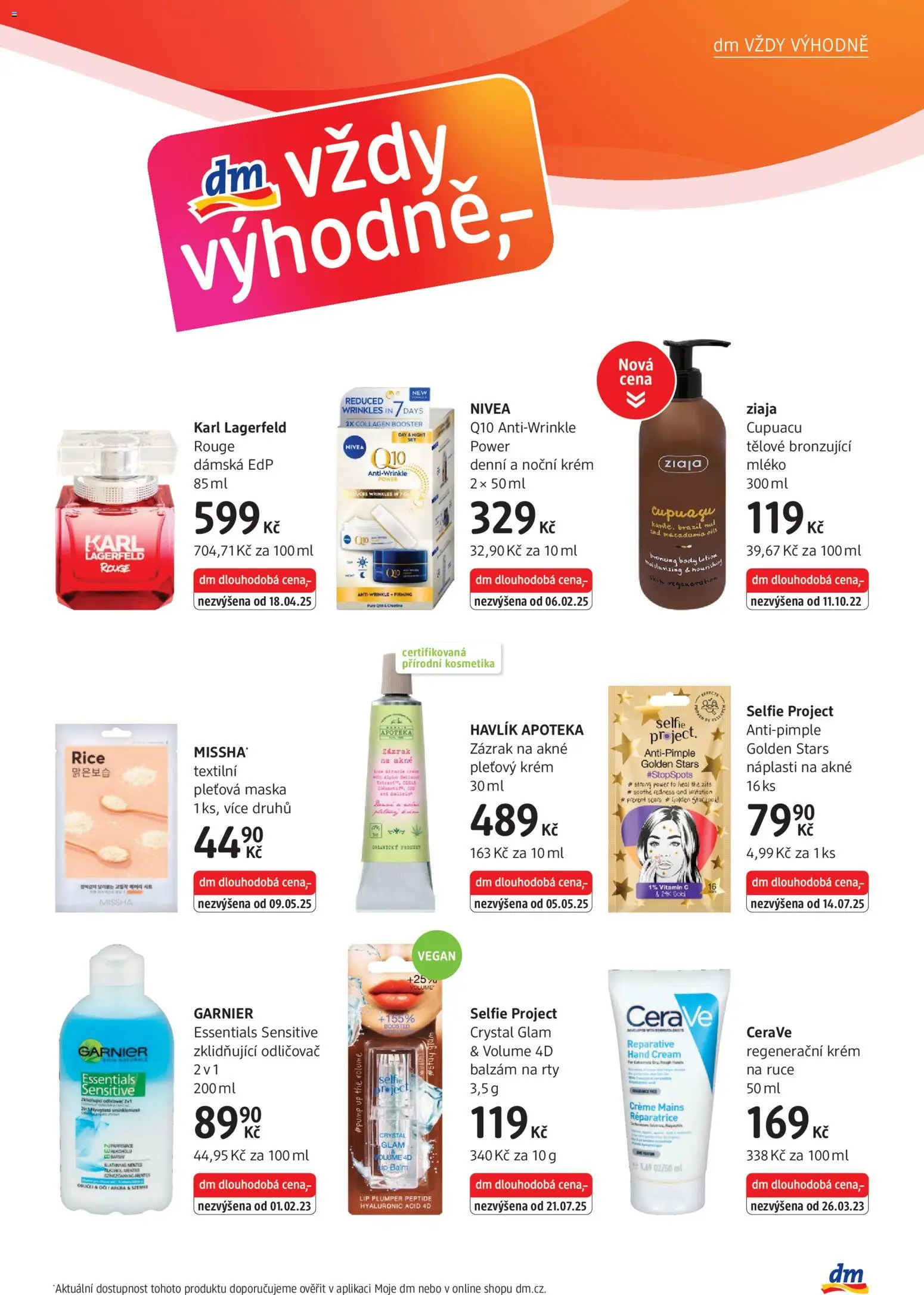 dm drogerie leták od 05.03.2026 | Strana: 15 | Produkty: Nivea, Náplasti na akné, Ziaja, Balzám na rty