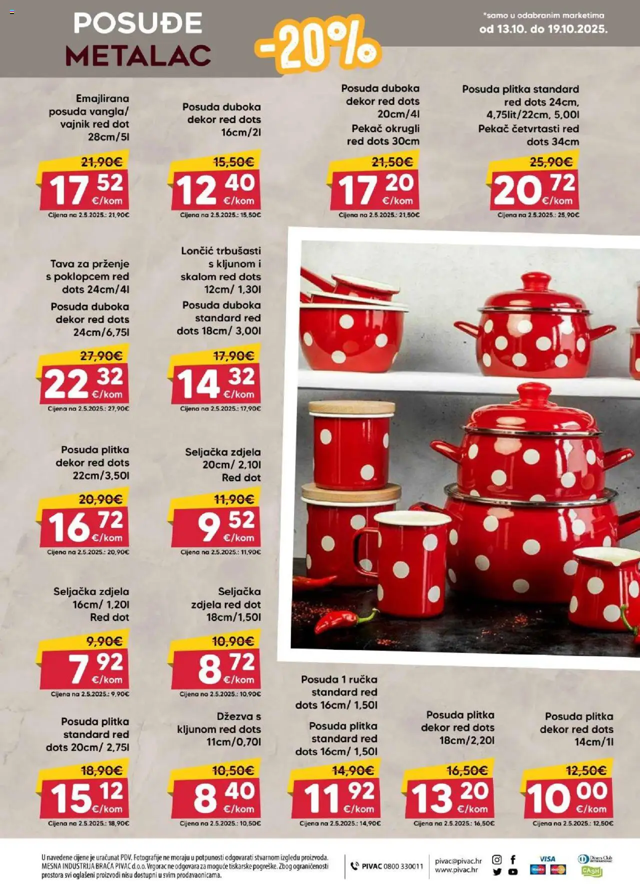 Pivac katalog | vrijedi od 13.10.2025 | Stranica: 16 | Proizvodi: Dzezva, Tava, Zdjela