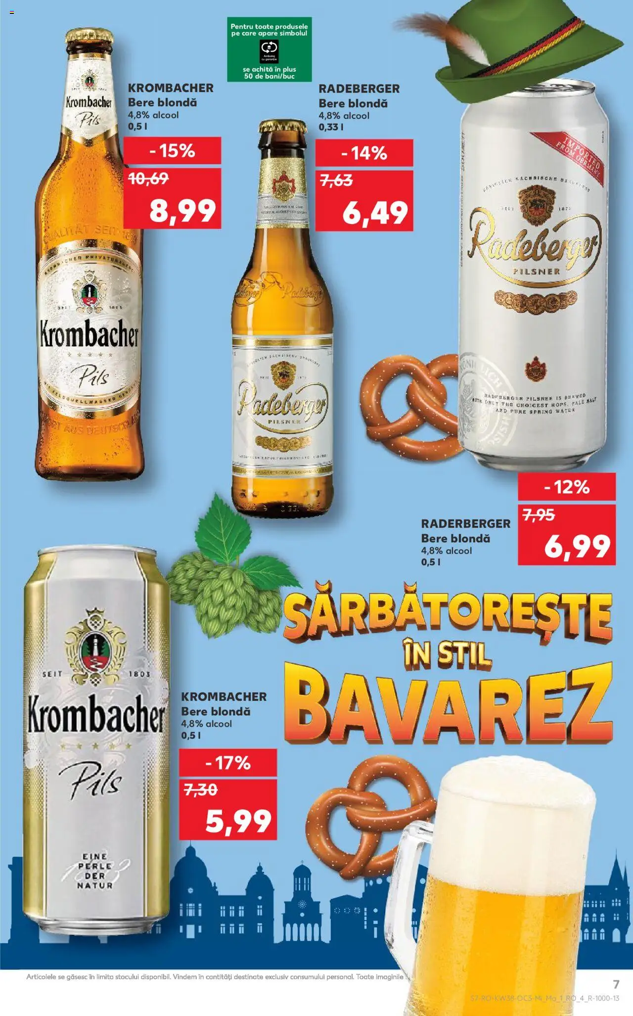 Noul catalog Kaufland – valabil de la 17.09.2025 | Pagină: 7 | Produse: Akrilik boya, Bere