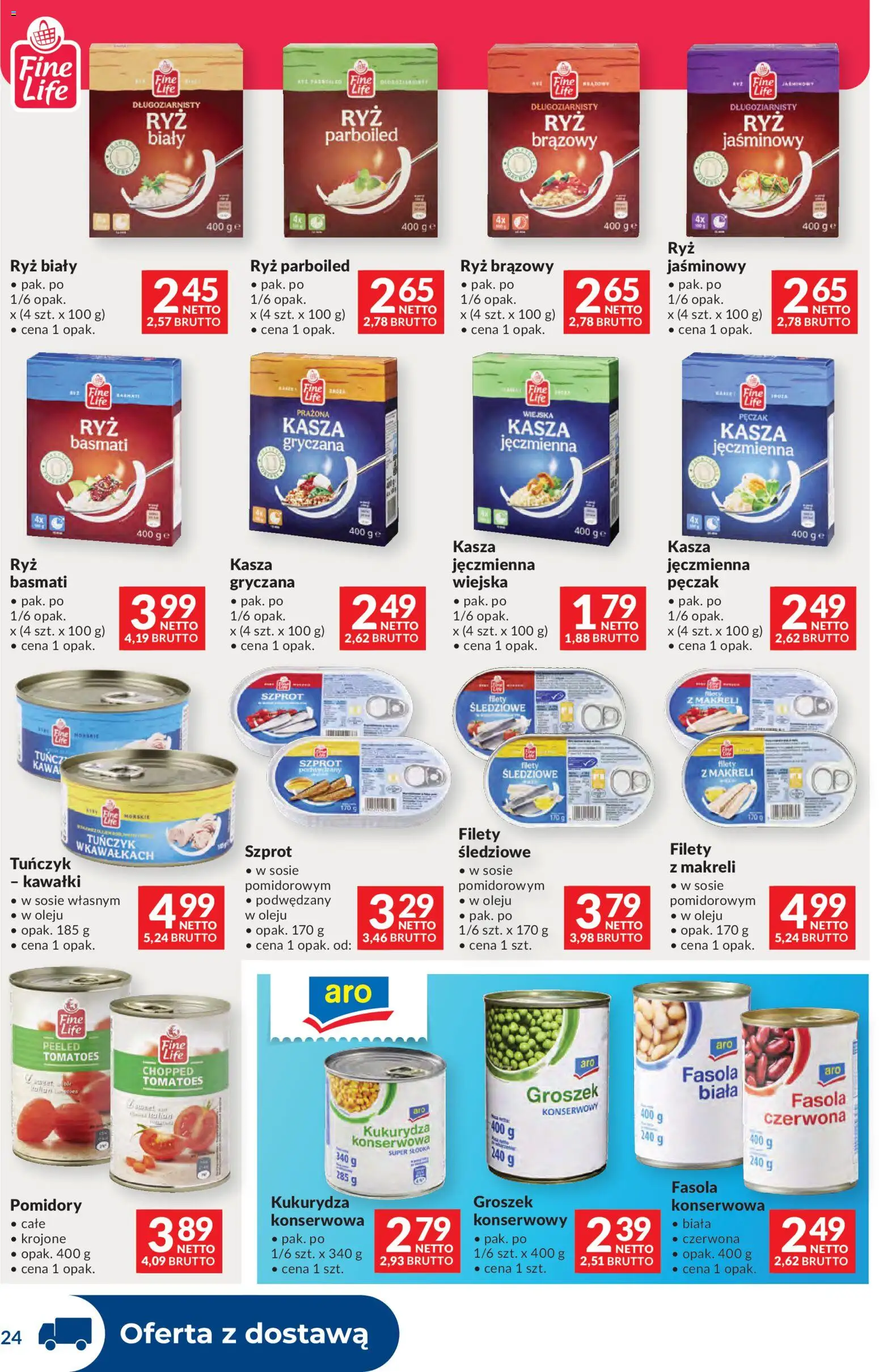 Makro Gazetka - Dystrybucja do sklepów od 09.12.2025 | Strona: 24 | Produkty: Groszek, Kasza jęczmienna, Kukurydza, Kawa