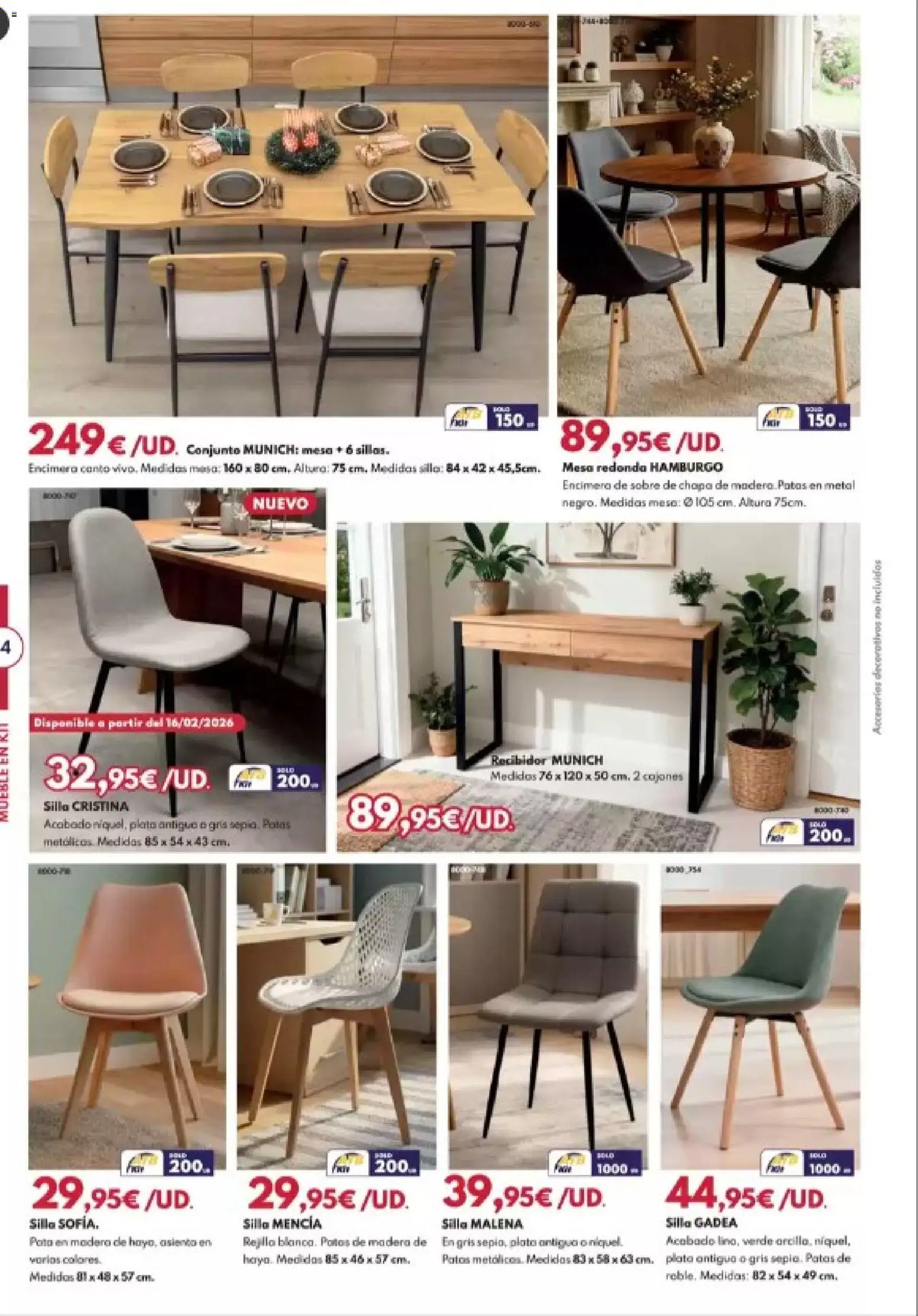 BricoCentro folleto │ válido desde el 26.01.2026 | Página: 16 | Productos: Mesa, Silla