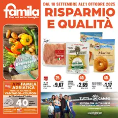 Anteprima del volantino Volantino Famila	 valido a partire dal 18.09.2025