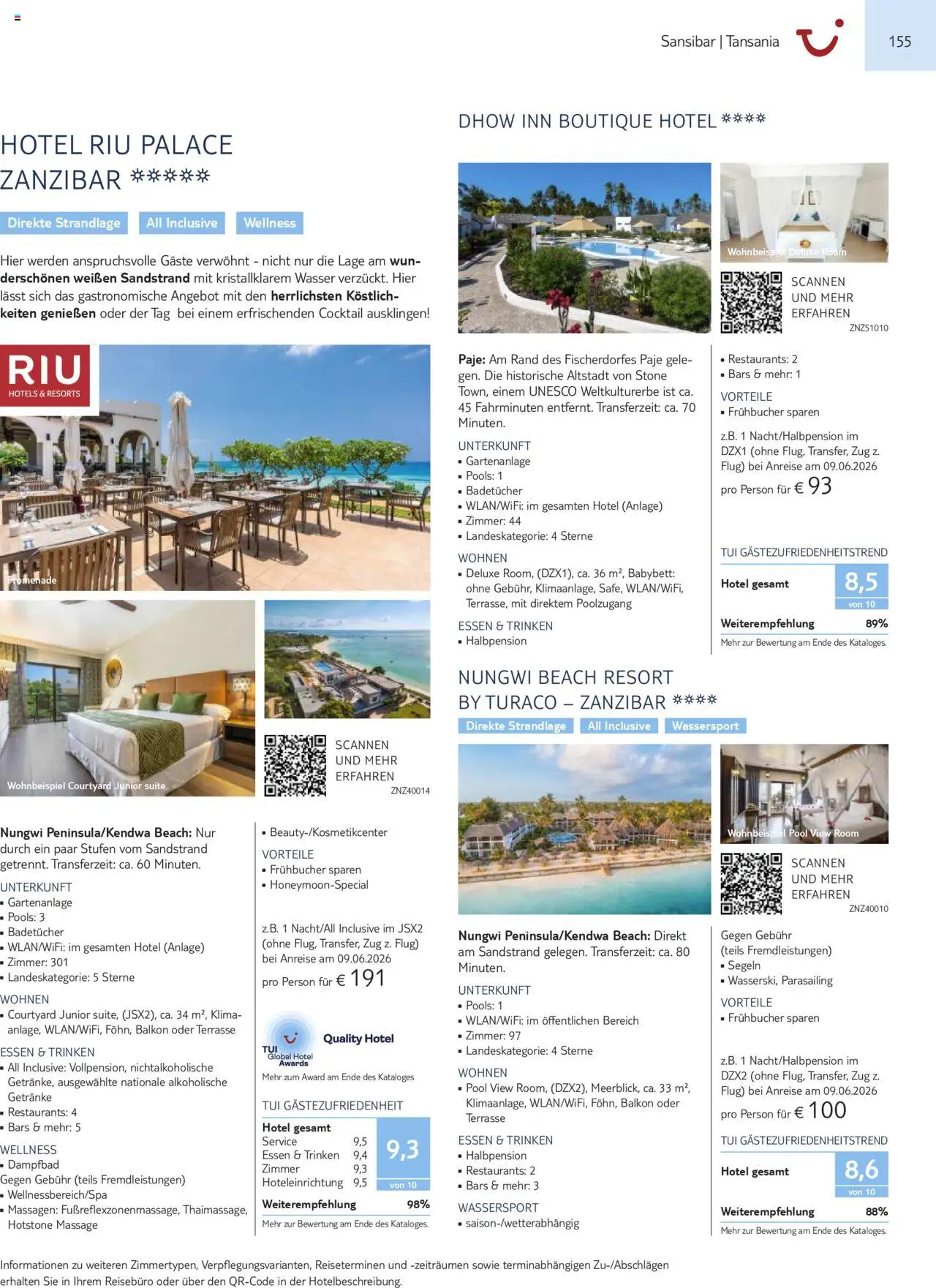 TUI Prospekt  Asien, Afrika, Orient & Indischer Ozean 2025/26 	 – gültig ab 01.11.2025 | Seite: 155 | Produkte: Babybett, Wasser