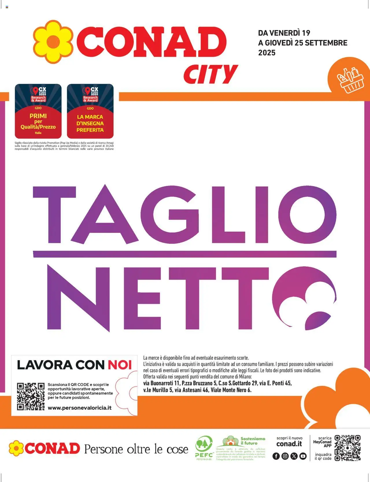 Volantino Conad del 19.09.2025 | Pagina: 1