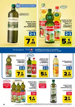 Carrefour folleto │ válido desde el 11.07.2025 | Página: 28 | Productos: Aceite, Aceite de oliva, Aceite de oliva virgen extra, Aceite de girasol