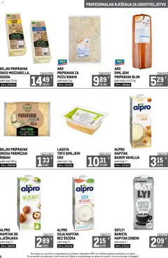 Metro - Profesionalna rješenja za ugostiteljstvo - Pregled kataloga iz trgovine Metro, vrijedi od 02.01.2026 | Stranica: 6 | Proizvodi: Mozzarella, Alpro, Tofu, Gouda