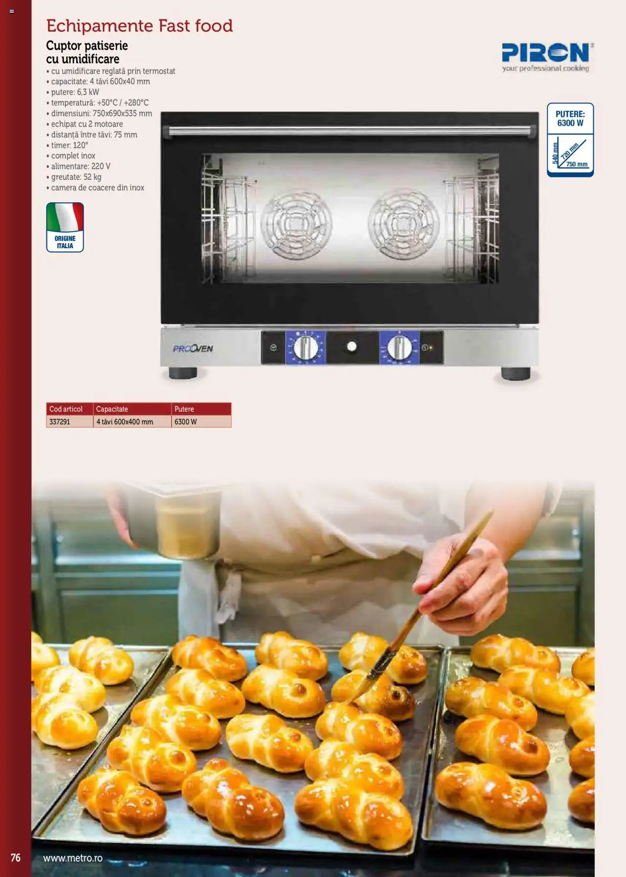 Noul catalog Metro – valabil de la 17.09.2025 | Pagină: 76 | Produse: Cameră, Cuptor