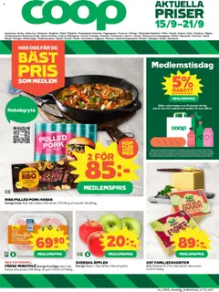 Coop - Knäred - Förhandsvisning av reklamblad från butik Coop aktuell från 15.09.2025