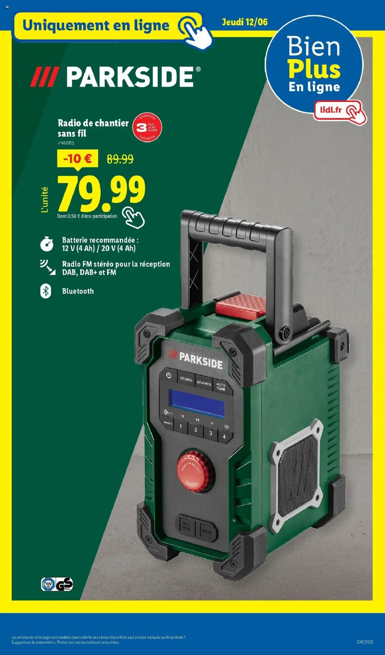  | Page: 11 | Produits: Radio, Batterie, Radio de chantier