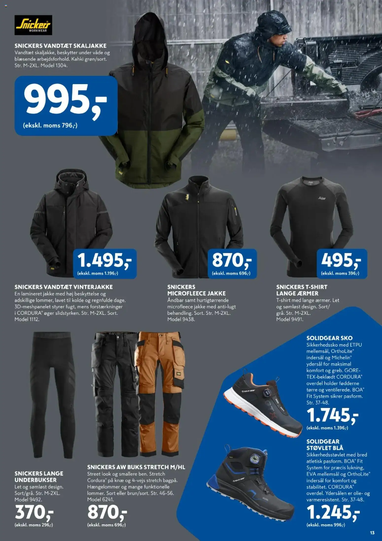 Davidsen tilbudsavis – gyldig fra 02.11.2025 | Side: 13 | Produkter: Olie, Jakke, Underbukser, Sko