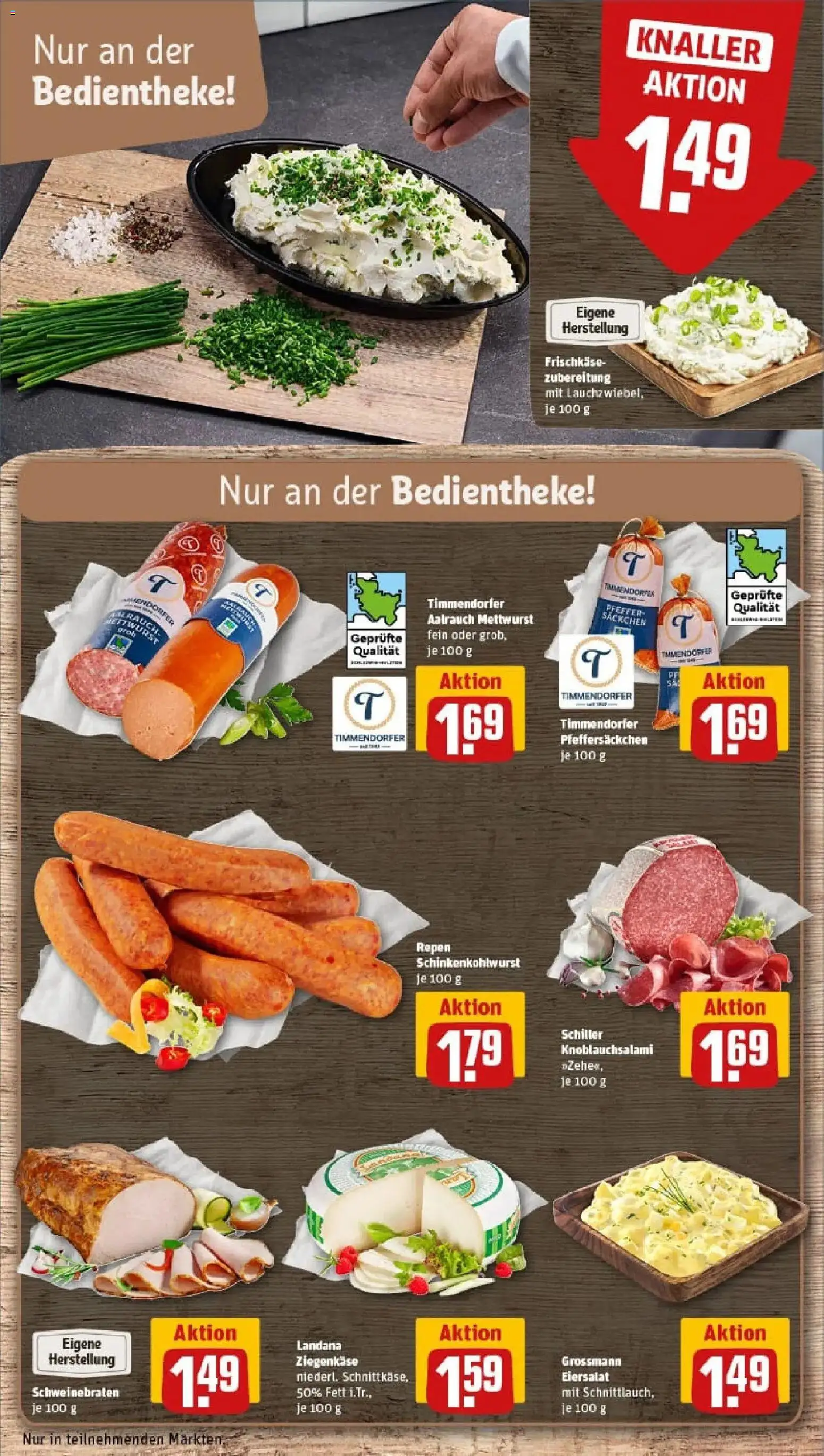Rewe prospekt Werther	 – gültig ab 18.01.2026 | Seite: 13 | Produkte: Ziegenkäse, Pfeffer, Salami, Frischkase