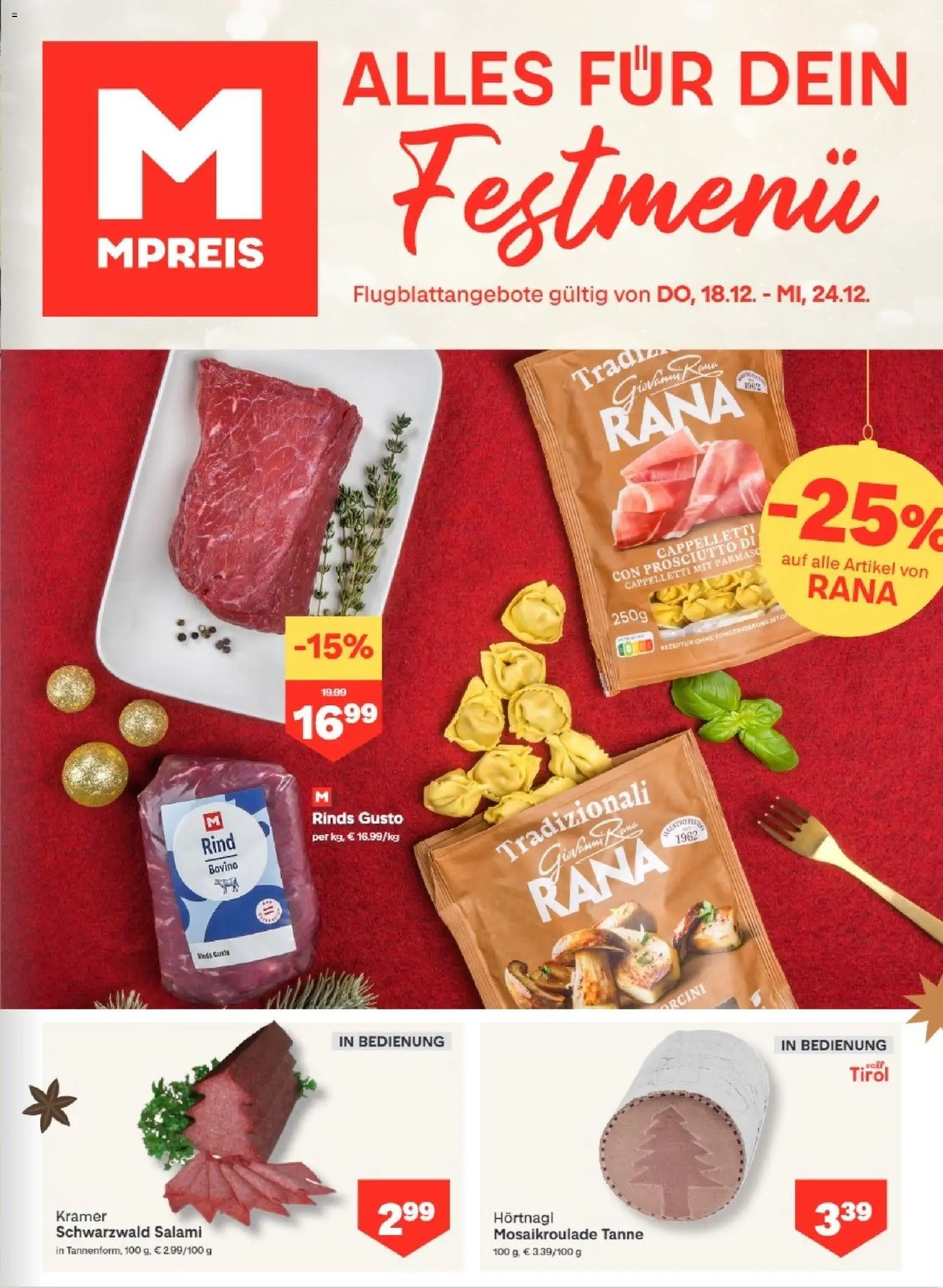 MPREIS Lenzing gültig ab 18.12.2025 | Seite: 7 | Produkte: Salami