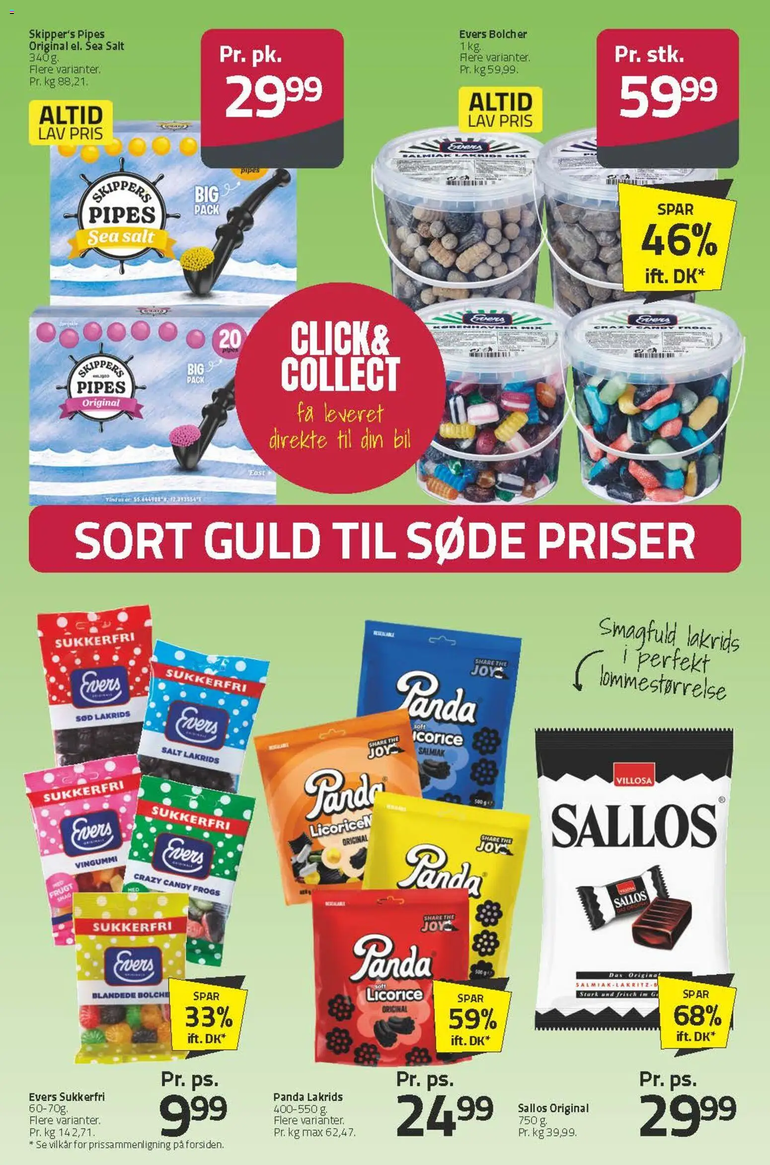 Fleggaard tilbudsavis – gyldig fra 08.04.2026 | Side: 9 | Produkter: Kippers, Salt, Lakrids, Vingummi