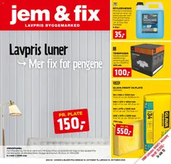 Forhåndsvisning av Jem & Fix kundeavis gyldig fra 12.10.2025
