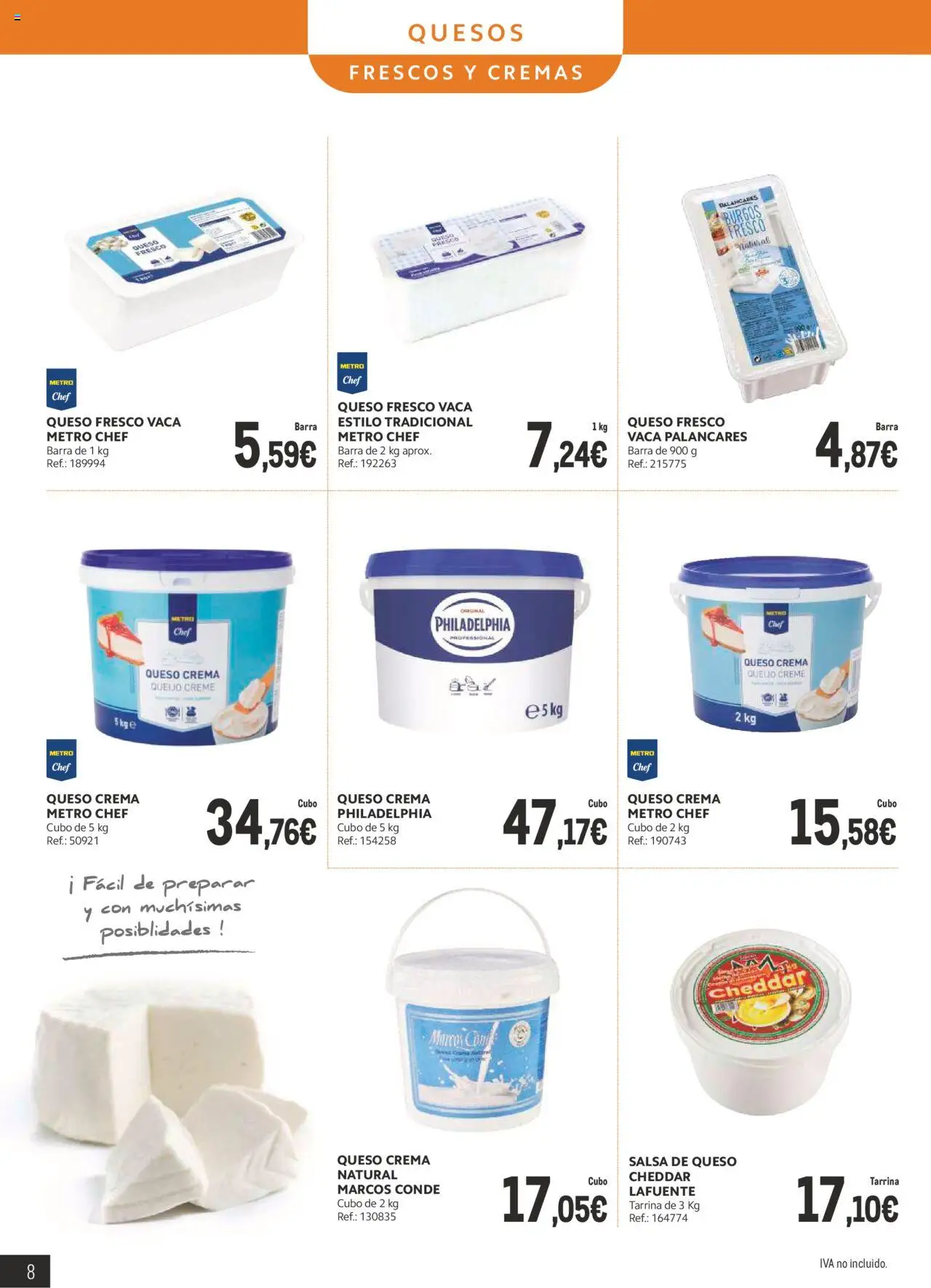 Makro - Lácteos Sur 2 │ válido desde el 06.10.2025 | Página: 6 | Productos: Queso, Queso fresco, Crema