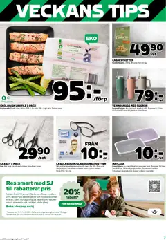 Coop Daglivs - erbjudanden - Förhandsvisning av reklamblad från butik Coop Daglivs aktuell från 05.01.2026 | Sida: 7 | Produkter: Galler, Cashewnötter, Set, Glasögon